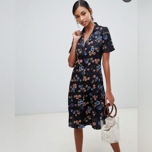 Influence Floral Button down Dress